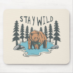 Stay Wild Mouse Pad