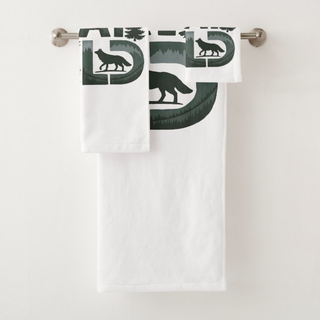 Stay Wild - Nature-Inspired Design Bath Towel Set (Insitu)
