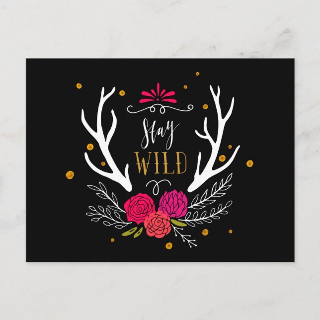 Stay Wild Postcard (Front)