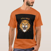 Stay wild quote t shirt 
