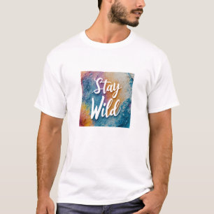 Stay Wild T-Shirt   Boho Nature-Inspired Shirt for