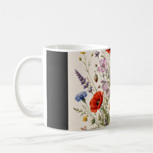 Stay Wild Vintage Wild Herbs Botanical Design Coffee Mug