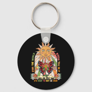 Stay World Needs You Call 988 Suicide Prevention G Key Ring
