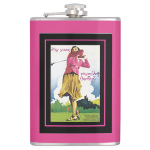 Stay Young! Play golf in Germany   Hip Flask