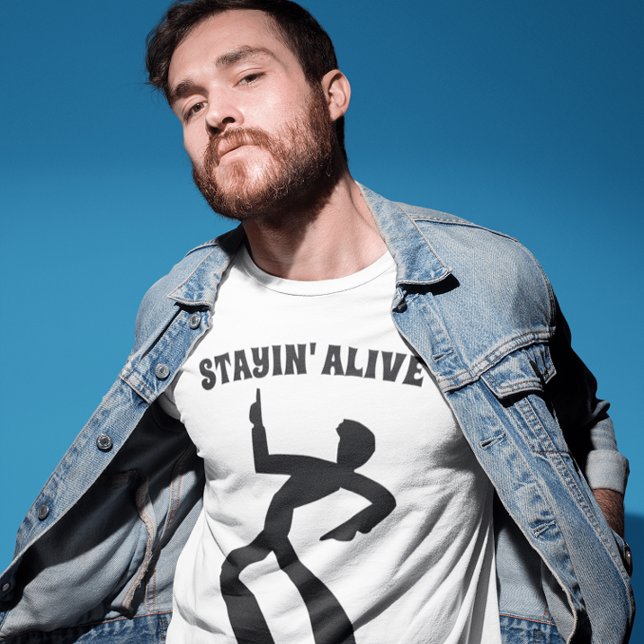 STAYIN' ALIVE 1970'S VINTAGE T-Shirts (Creator Uploaded)