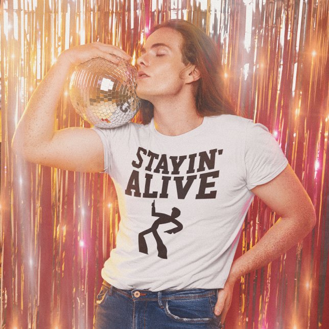 STAYIN' ALIVE, Vintage 1970s T-shirts (Creator Uploaded)