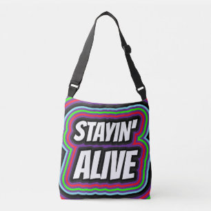 STAYIN' ALIVE VINTAGE Tote purse