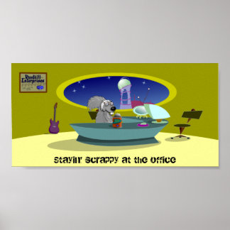 Stayin scrappy poster