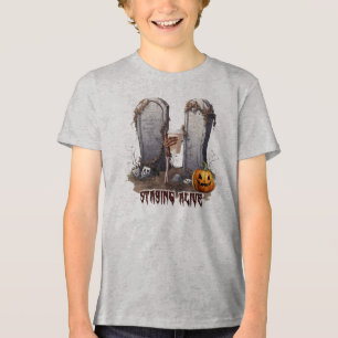 Staying Alive Halloween Tri-Blend Shirt