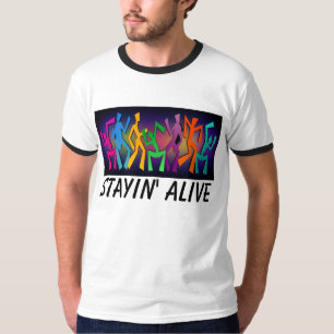 Staying Alive T-shirts, Disco T-Shirt