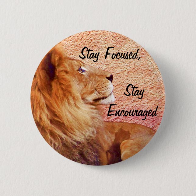 Staying Focused_ 6 Cm Round Badge (Front)