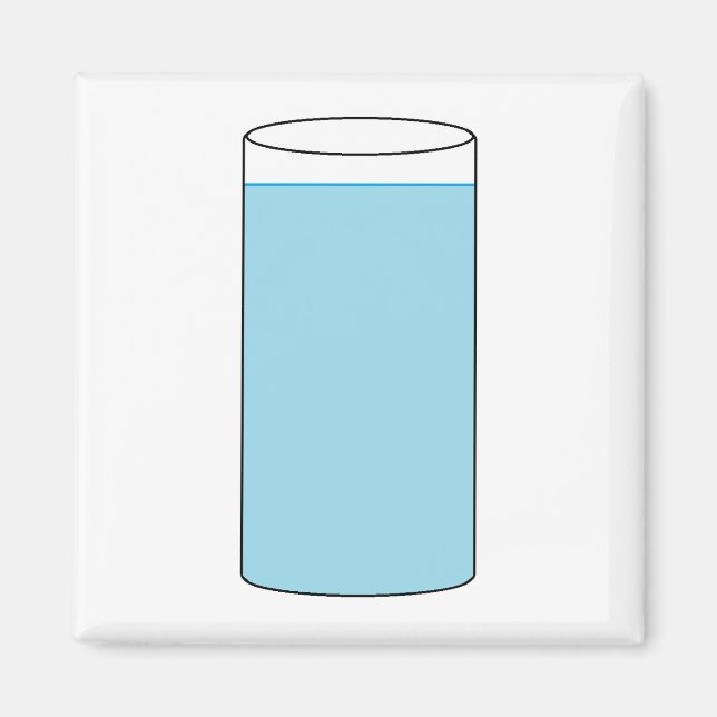 Staying Healthy with Water:   Magnet (Front)