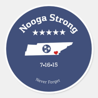 Staying Strong in the 'Noog Classic Round Sticker