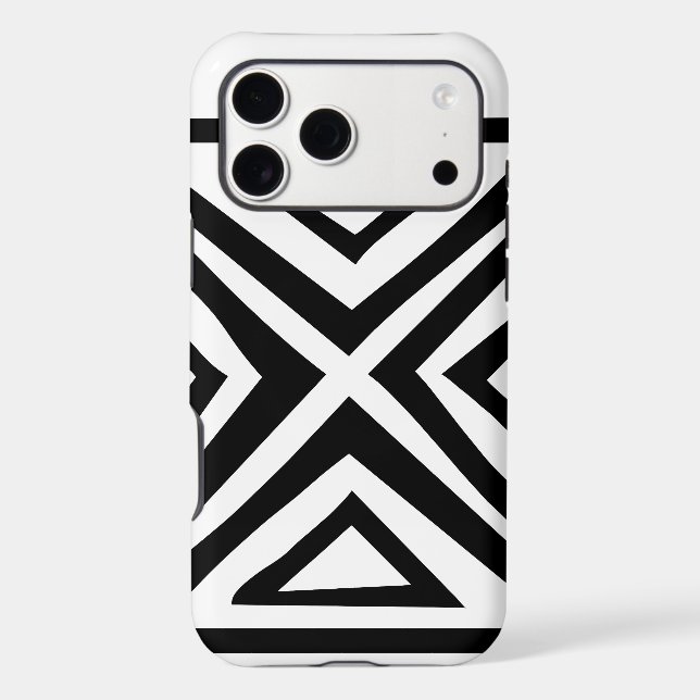 Staylish Retro Newest Geometric Pattern Case- (Back)
