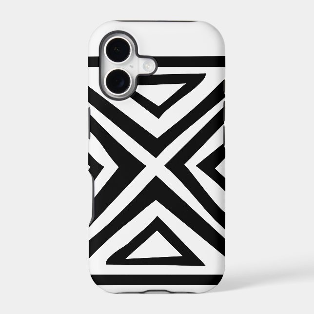 Staylish Retro Newest Geometric Pattern Case- (Back)