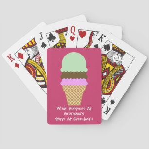 Stays At Grandma's Playing Cards