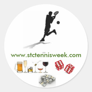 STC Tennis Week Stickers