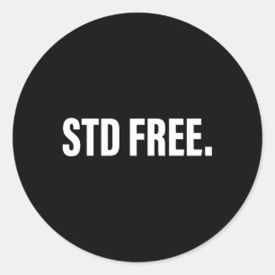 Std Free Classic Round Sticker