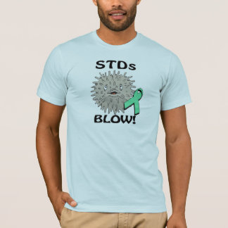 STDs Blows Awareness Design T-Shirt