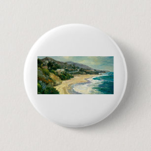 STE86 Seaside Cove.tif 6 Cm Round Badge