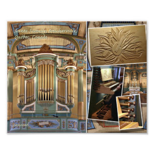 Ste Famille Church, Boucherville, Québec montage Photo Print