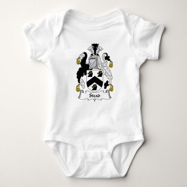 Stead Family Crest Baby Bodysuit (Front)