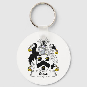 Stead Family Crest Key Ring