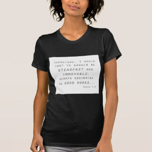 steadfast immoveable mosiah lds scripture T-Shirt