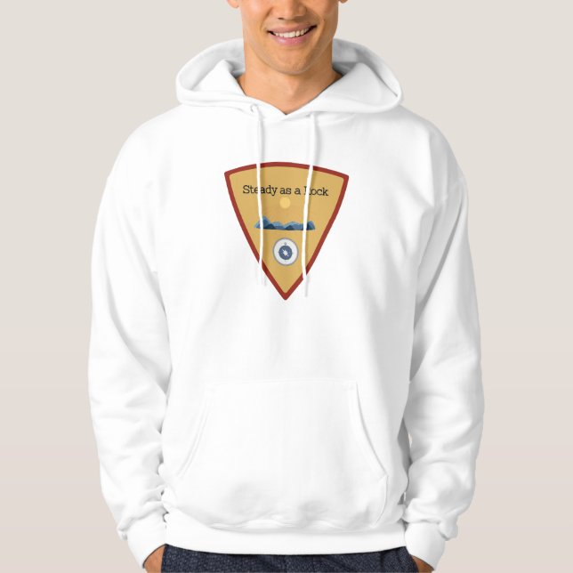 Steady as a Rock Hoodie (Front)