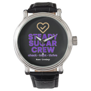 Steady Sugar Crew Empowering Wellness and Balance Watch