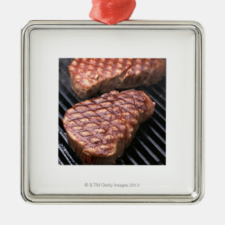 Steak 2 metal tree decoration