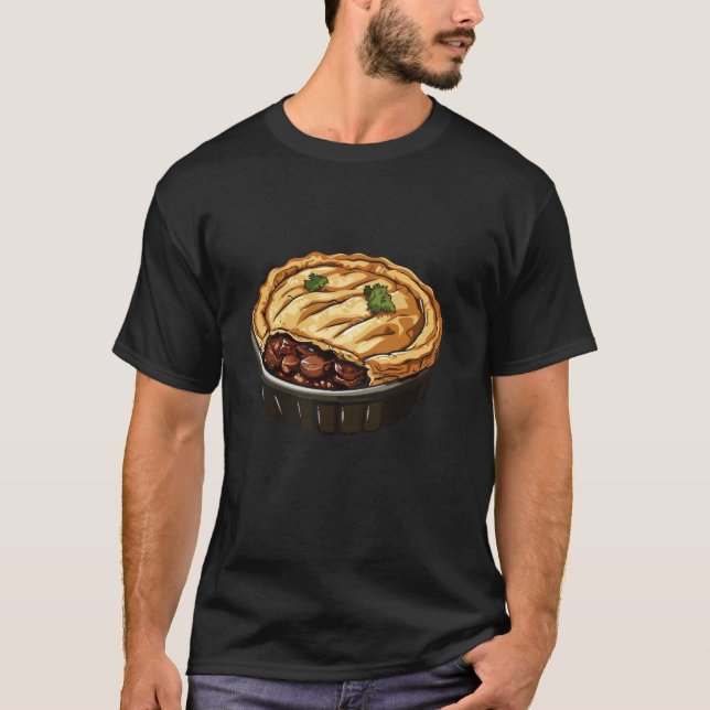 Steak And Kidney Pie T-Shirt (Front)