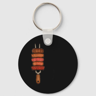 Steak Bbq Dad The Rarest Of Fathers Day Key Ring