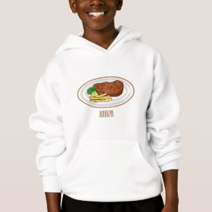 Steak cartoon illustration