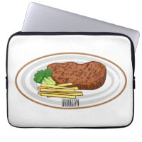 Steak cartoon illustration