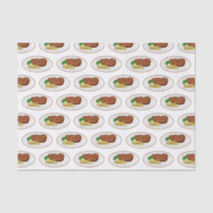 Steak cartoon illustration tissue paper