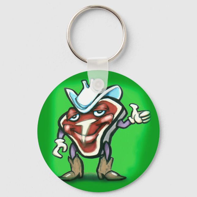 Steak Key Ring (Front)