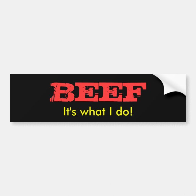 Steaks Bumper Sticker (Front)