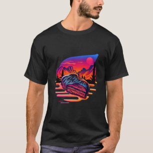 Steaks Synthwave 80s Retrowave Aesthetic T-Shirt