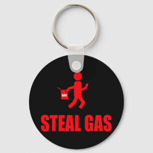 Steal Gas Key Ring