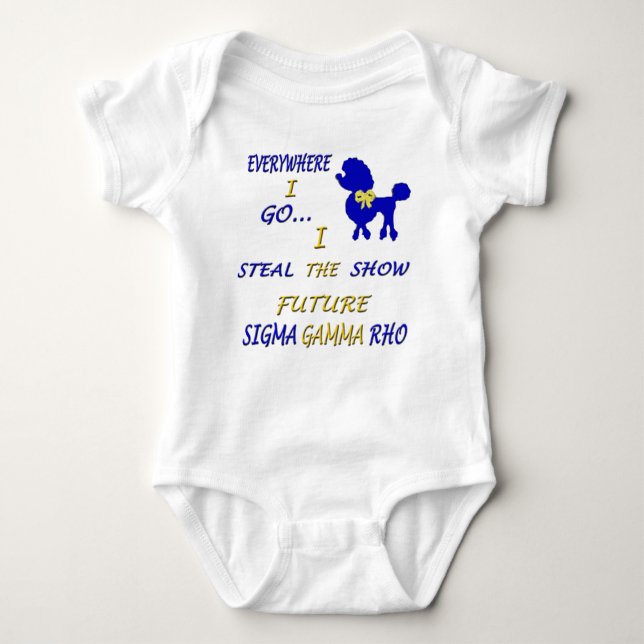 Steal the Show Baby Bodysuit (Front)