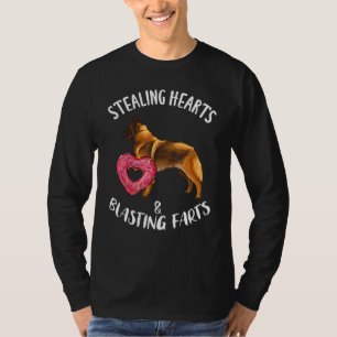 Stealing Heart Blasting Fart Belgian Tervuren Vale T-Shirt