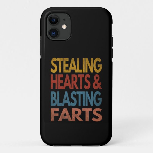STEALING HEARTS AND BLASTING FARTS Case-Mate iPhone CASE (Back)