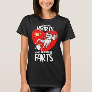 Stealing Hearts And Blasting Farts Quote Kids Men T-Shirt