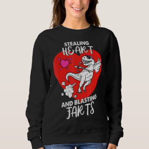 Stealing Hearts And Blasting Farts Valentine Men W Sweatshirt