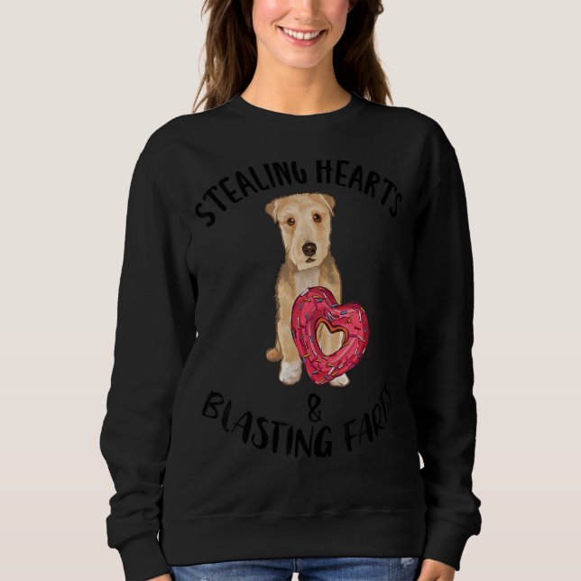 Stealing Hearts Blasting Farts Lakeland Terrier Va Sweatshirt (Front)