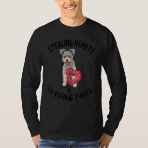 Stealing Hearts Blasting Farts Pumi Valentines Day T-Shirt