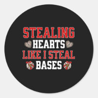 Stealing Hearts Like I Steal Bases Baseball Valent