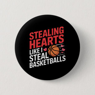Stealing Hearts Like I Steal Sket Valentine Boys 6 Cm Round Badge