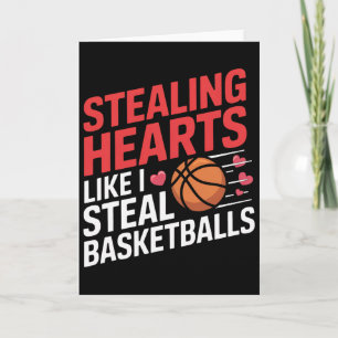 Stealing Hearts Like I Steal Sket Valentine Boys  Card